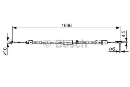 Трос (BOSCH: 1 987 482 032)