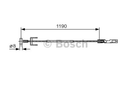 Трос (BOSCH: 1 987 482 043)