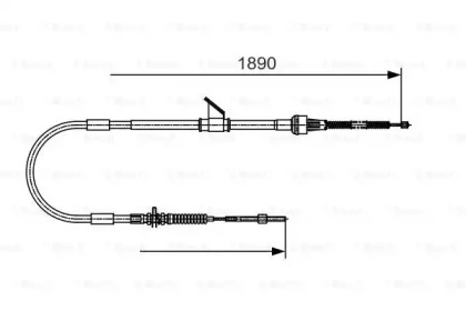 Трос (BOSCH: 1 987 482 066)