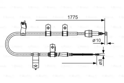 Трос (BOSCH: 1 987 482 077)