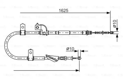 Трос (BOSCH: 1 987 482 081)