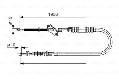 Трос (BOSCH: 1 987 482 111)