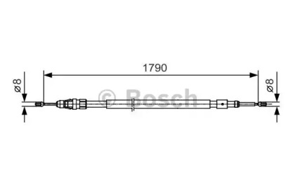 Трос (BOSCH: 1 987 482 112)