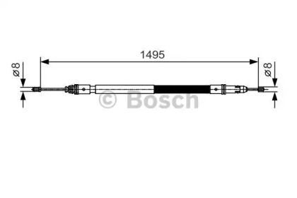 Трос (BOSCH: 1 987 482 118)