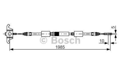 Трос (BOSCH: 1 987 482 128)