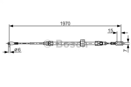 Трос (BOSCH: 1 987 482 131)