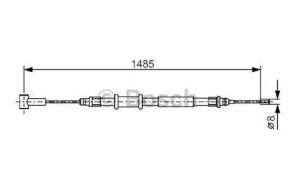 Трос (BOSCH: 1 987 482 214)