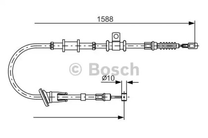 Трос (BOSCH: 1 987 482 246)