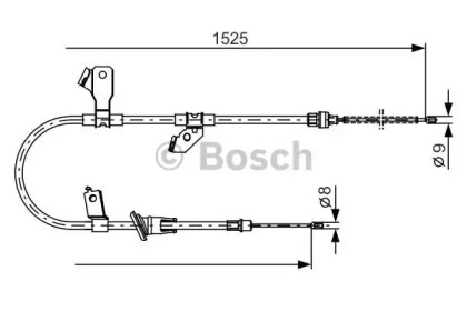 Трос (BOSCH: 1 987 482 247)