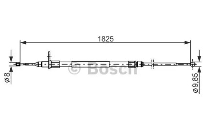 Трос (BOSCH: 1 987 482 254)