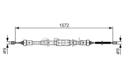 Трос (BOSCH: 1 987 482 384)