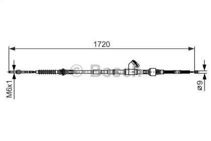 Трос (BOSCH: 1 987 482 401)