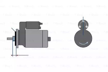 Стартер (BOSCH: 6 004 AA0 021)
