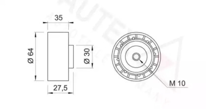 Ролик (AUTEX: 641092)