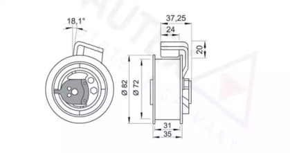 Ролик (AUTEX: 641264)