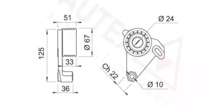 Ролик (AUTEX: 641504)