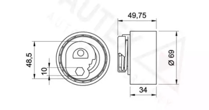 Ролик (AUTEX: 641852)