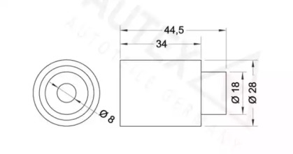 Ролик (AUTEX: 651074)