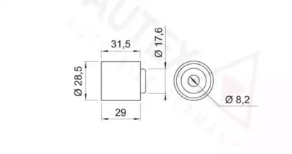 Ролик (AUTEX: 651103)