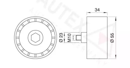 Ролик (AUTEX: 651396)