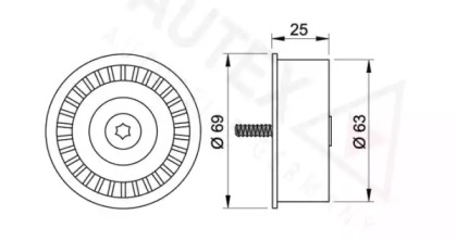 Ролик (AUTEX: 651458)