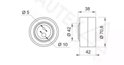 Ролик (AUTEX: 651538)