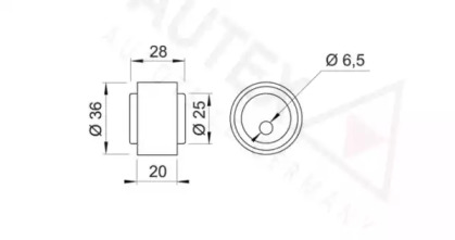 Ролик (AUTEX: 651609)