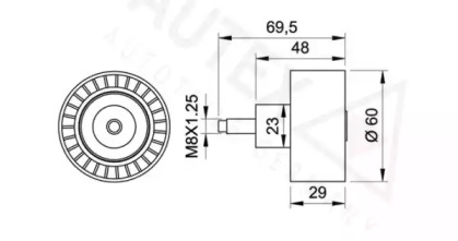 Ролик (AUTEX: 651777)