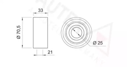 Ролик (AUTEX: 651928)
