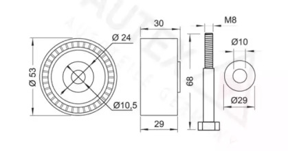 Ролик (AUTEX: 652127)