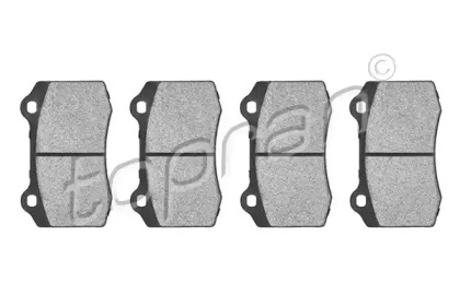 Комплект тормозных колодок (TOPRAN: 723 810)