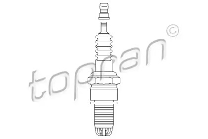 Свеча зажигания (TOPRAN: 107 851)