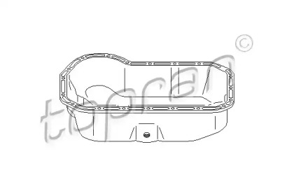 Масляный поддон (TOPRAN: 100 832)