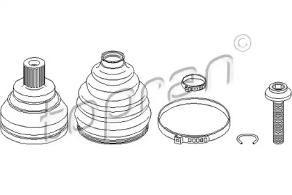 Шарнирный комплект (TOPRAN: 111 720)