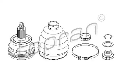 Шарнирный комплект (TOPRAN: 110 807)