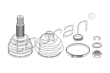 Шарнирный комплект (TOPRAN: 104 268)