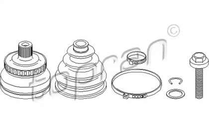 Шарнирный комплект (TOPRAN: 104 335)
