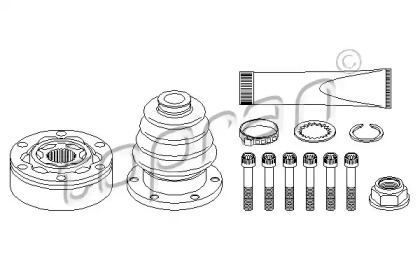 Шарнирный комплект (TOPRAN: 108 117)