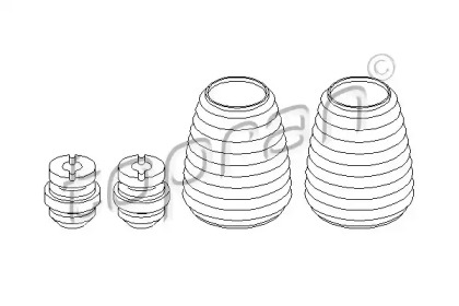 Пылезащитный комплект (TOPRAN: 914 038)