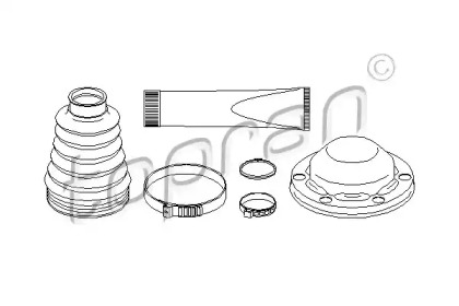 Комплект пыльника (TOPRAN: 111 635)