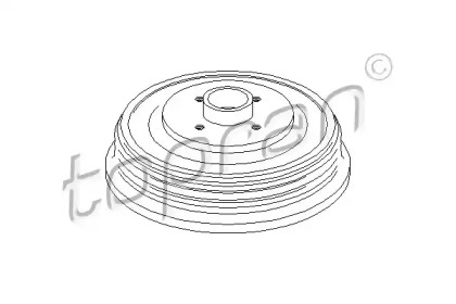 Тормозный барабан (TOPRAN: 112 138)