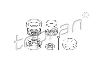 Комплект подшипника (TOPRAN: 109 702)