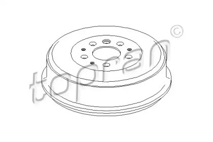 Тормозный барабан (TOPRAN: 104 083)
