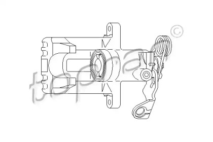 Тормозной суппорт (TOPRAN: 110 284)