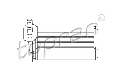 Теплообменник (TOPRAN: 108 826)