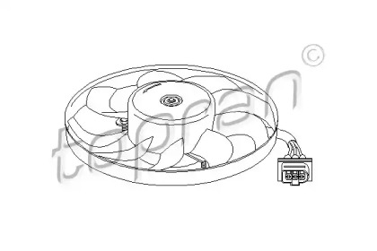 Вентилятор (TOPRAN: 107 706)