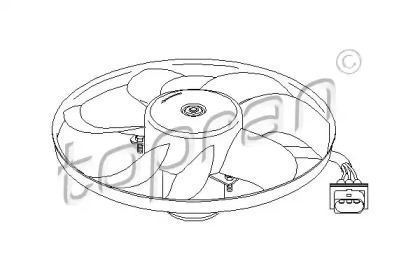 Вентилятор (TOPRAN: 107 704)