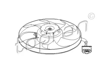 Вентилятор (TOPRAN: 111 449)
