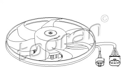 Вентилятор (TOPRAN: 111 282)