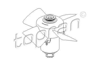Вентилятор (TOPRAN: 107 708)